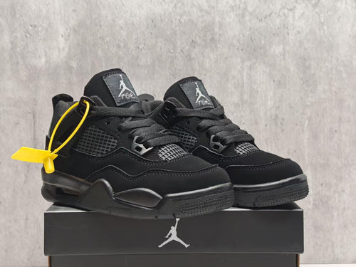 Jordan Kids’ Black Lace-Up Sneakers